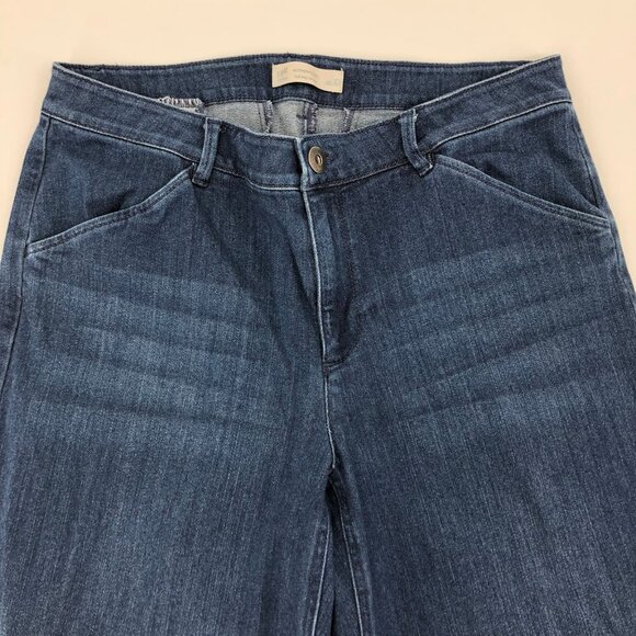 Blue Flared Mid-Rise Jeans | Size 10 - Picture 3 of 3